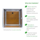 Preview image 2 for 2’x2’x2’ Meridian PVC Panel Reptile Enclosure by Zen Habitats