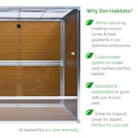 Preview image 2 for 4’x2’x4’ Meridian PVC Panel Reptile Enclosure by Zen Habitats