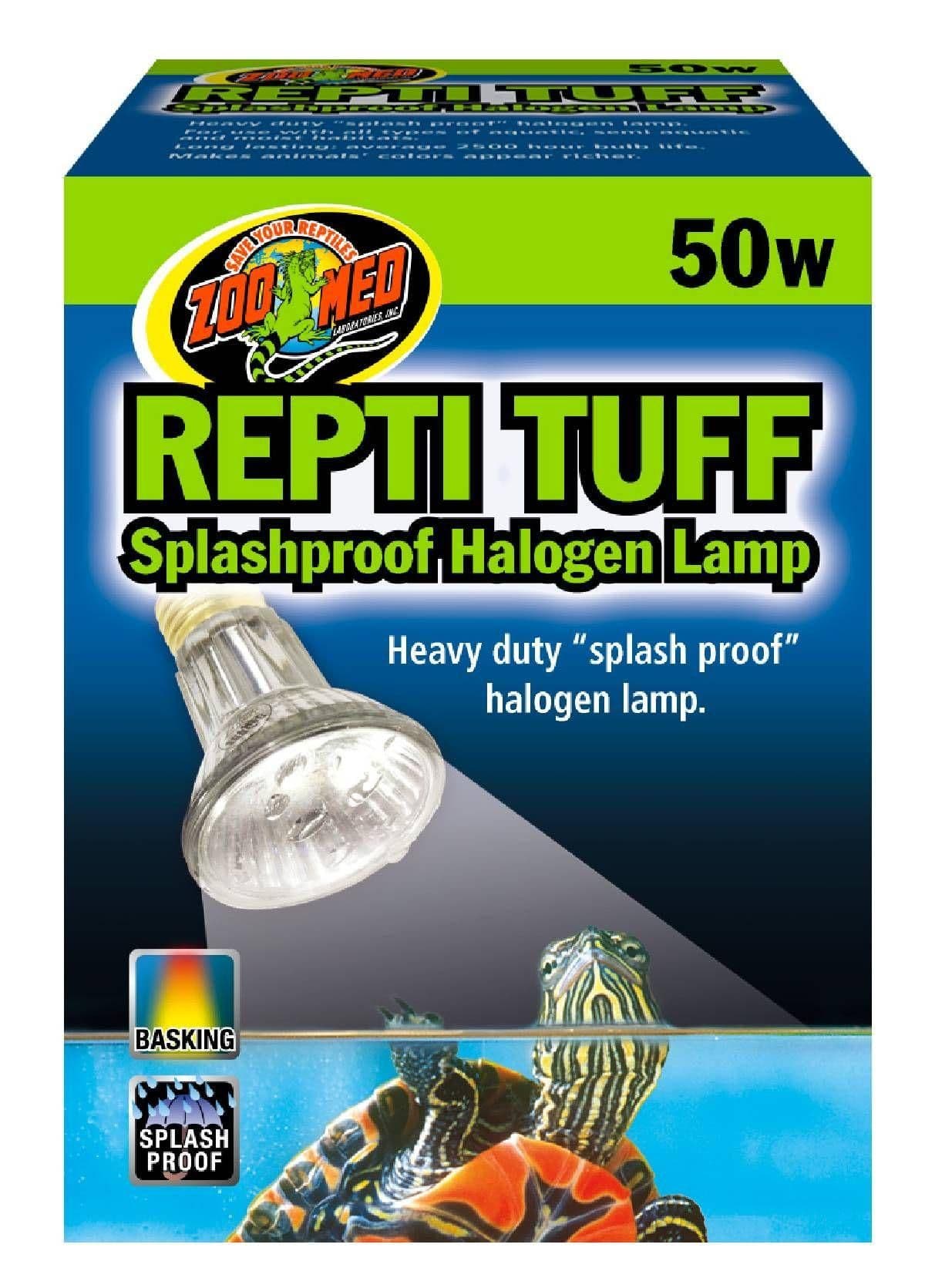 Image 1 for Zoo Med Repti Tuff Splashproof Halogen (50 Watt) by Josh's Frogs