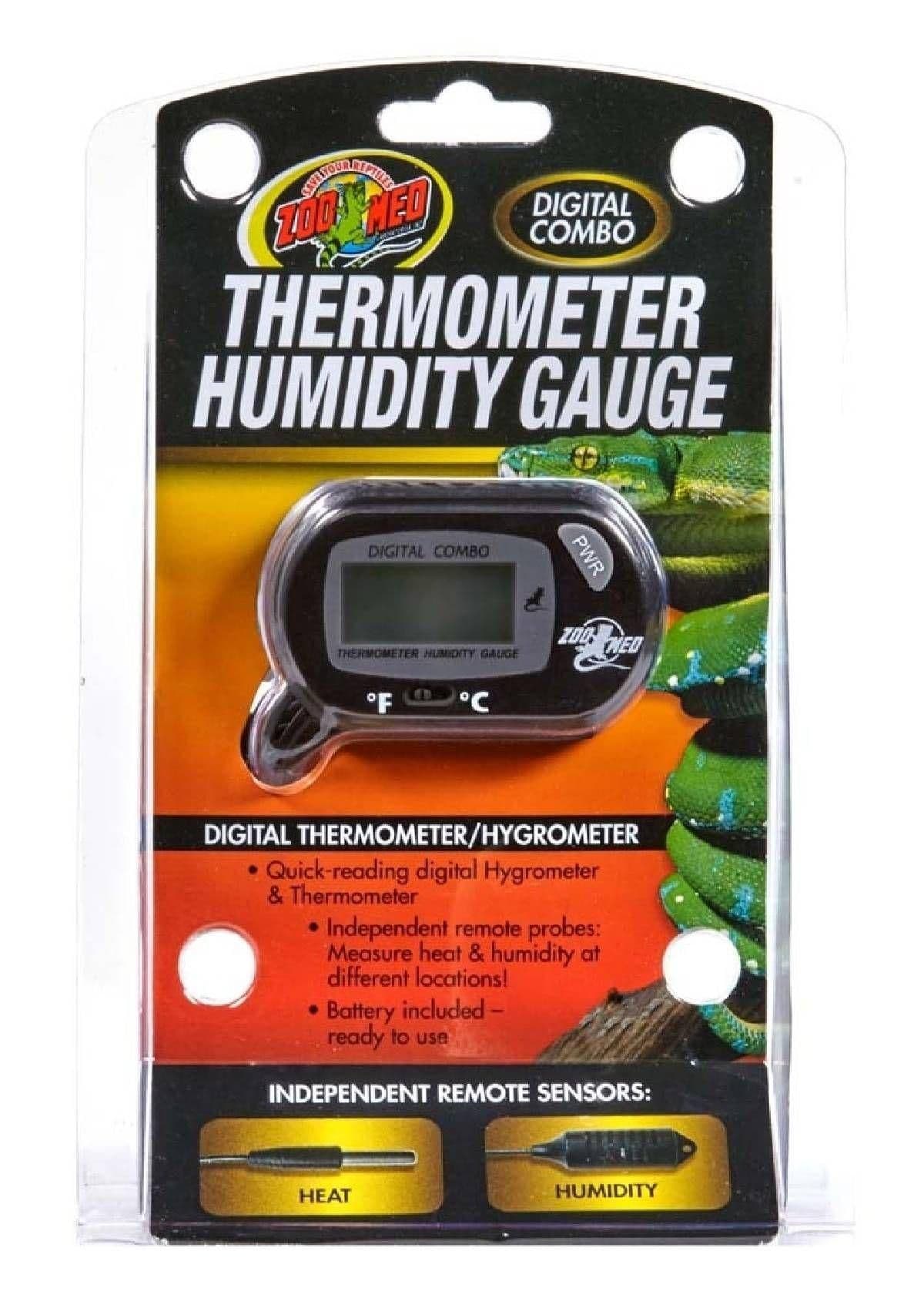 Image 1 for Zoo Med Digital Thermometer Humidity Gauge by Josh's Frogs