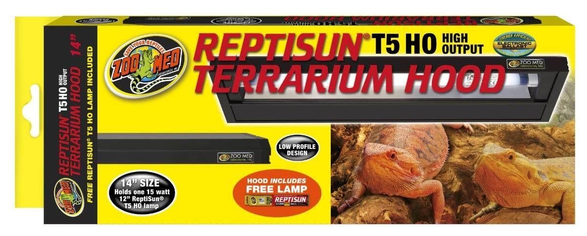 Image for Zoo Med ReptiSun T5 HO 14” Terrarium Hood by Josh's Frogs