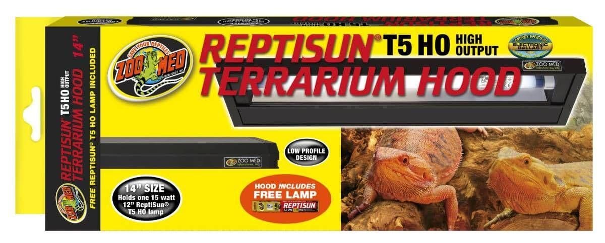 Image 1 for Zoo Med ReptiSun T5 HO 14” Terrarium Hood by Josh's Frogs
