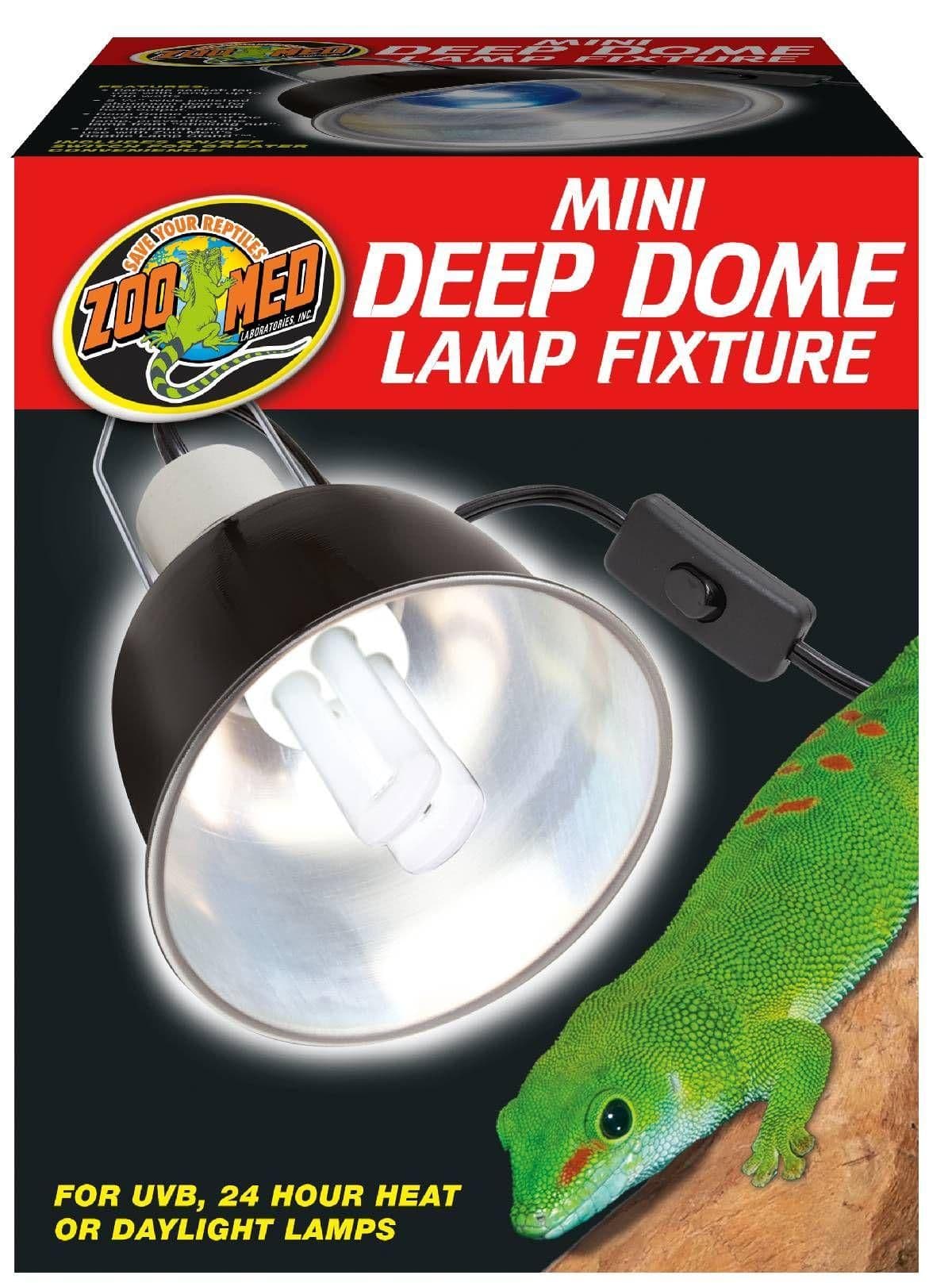 Image 1 for Zoo Med Mini Deep Dome Lamp Fixture by Josh's Frogs