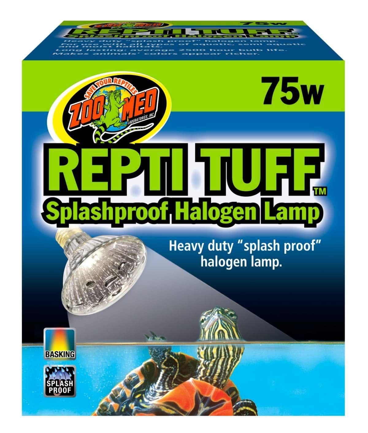 Image 1 for Zoo Med Repti Tuff Splashproof Halogen (75 Watt) by Josh's Frogs