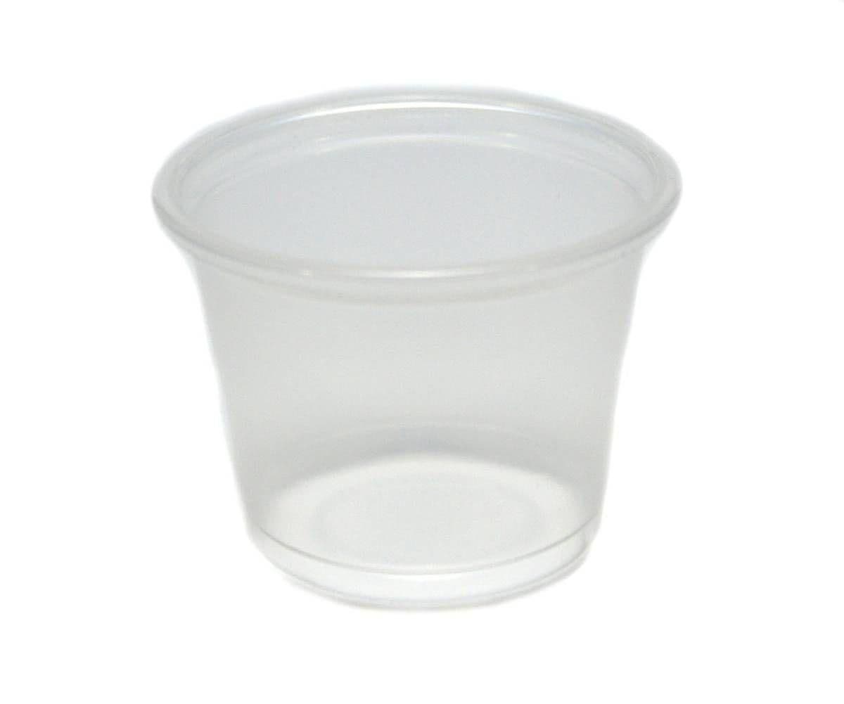 Image 1 for Plastic Deli Feeding Cups (1 oz - 125 count sleeve) NO LIDS by Josh's Frogs