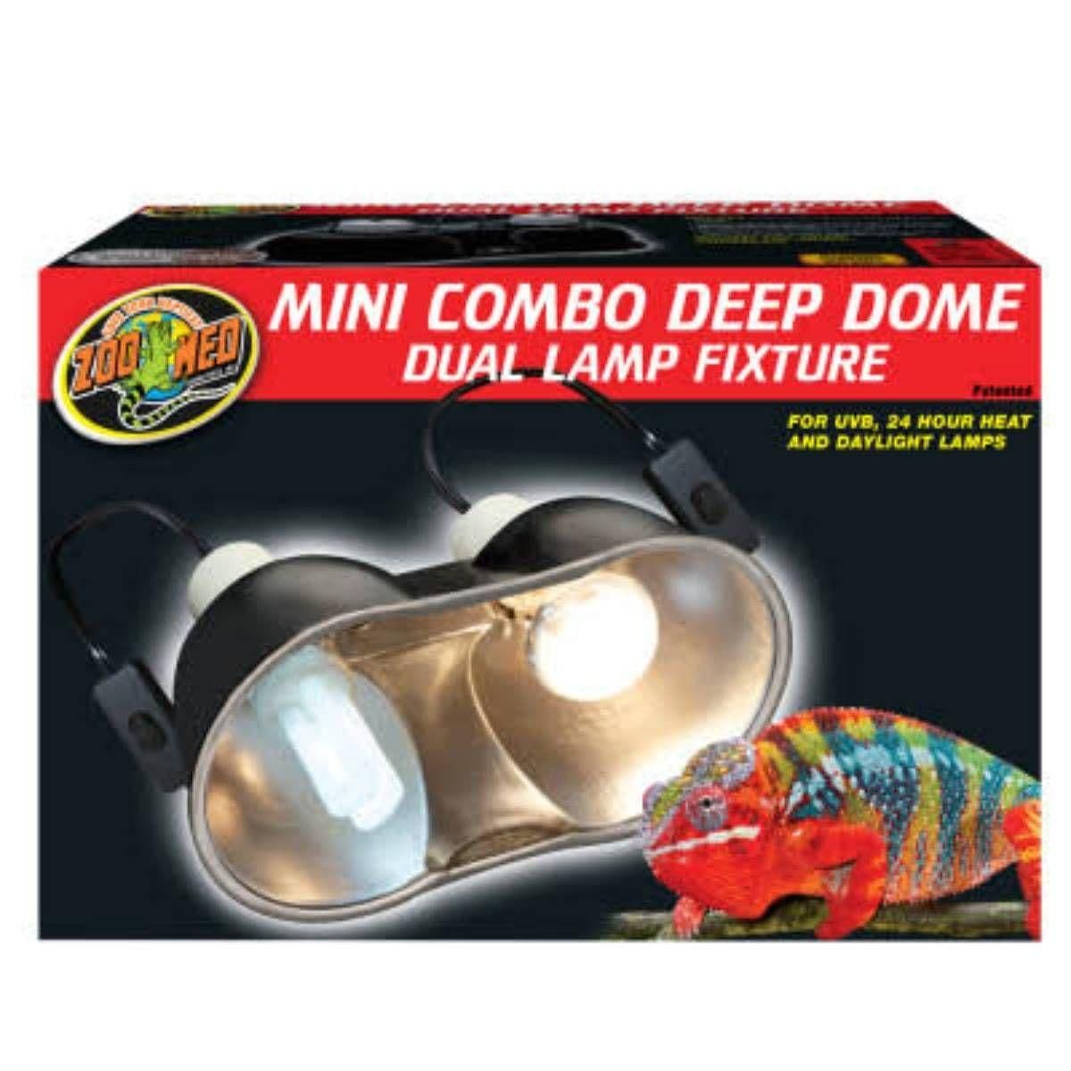 Image 1 for Zoo Med Mini Combo Deep Dome Lamp Fixture by Josh's Frogs